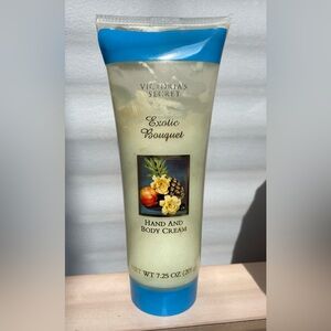 Victoria's Secret Exotic Bouquet Hand and Body Cream 7.25 oz RARE 90s Vintage